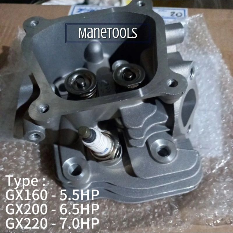 CYLINDER HEAD ASSY HONDA GX160-GX200 ( + busi )UNTUK MESIN DIESEL