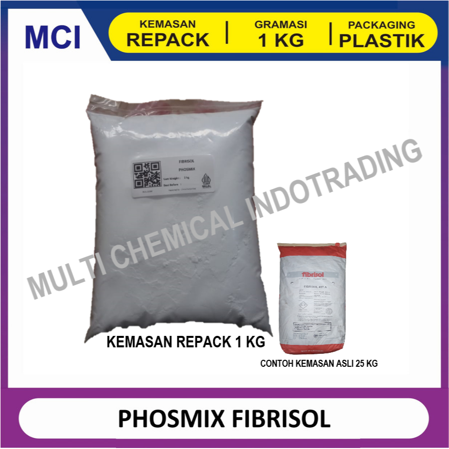 

FIBRISOL 417A AUSTRALIA / PHOSMIX / PENGENYAL BAKSO FOOD GRADE - REPACK 1 KG