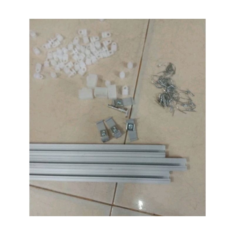 Rel Alma/Rel Gorden Aluminium Fullset (Lengkap)