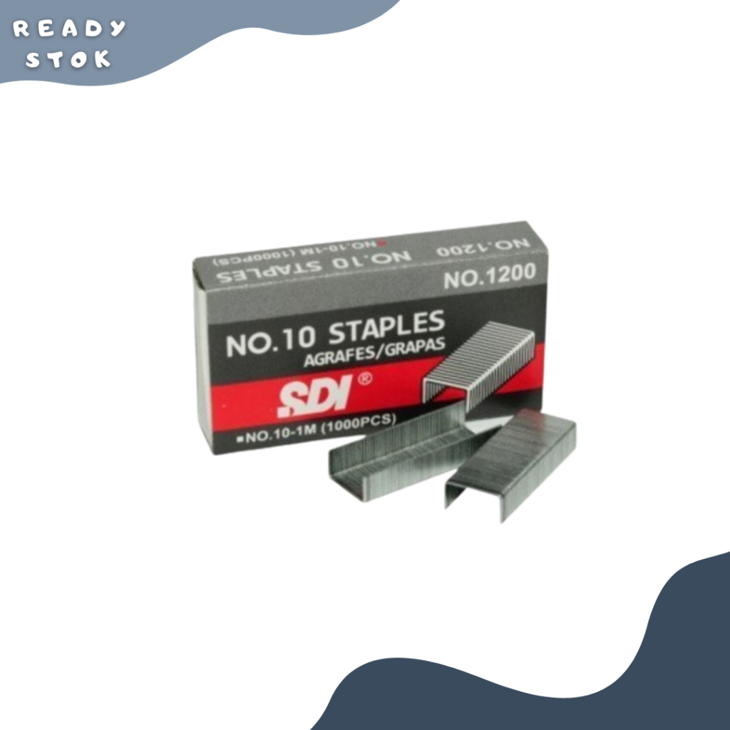 

Isi Staples SDI NO. 10 1200/ Isi Staples NO 10/ Isi Staples SDI Kecil (Dus Kecil)