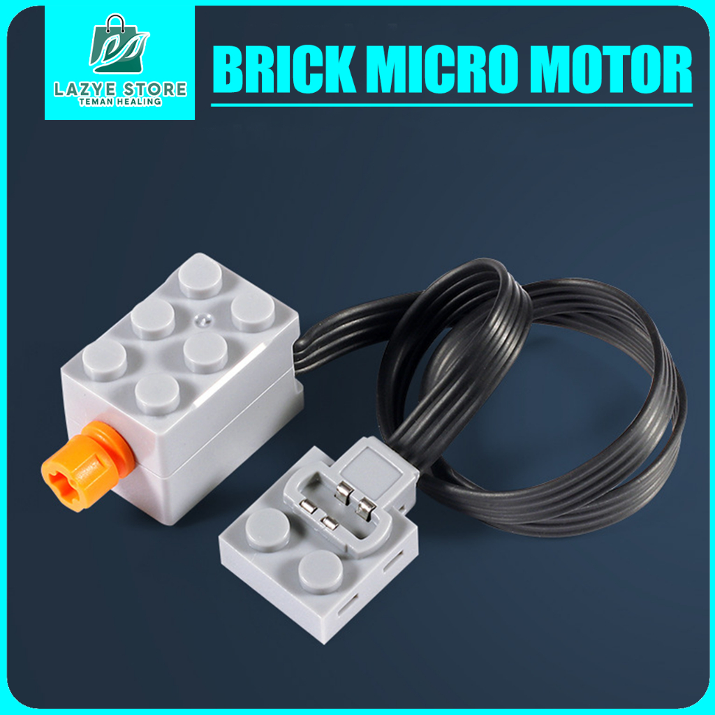 LAZYE Brick Micro Motor Power Function Compatible - MOC Kompatibel Blok DIY