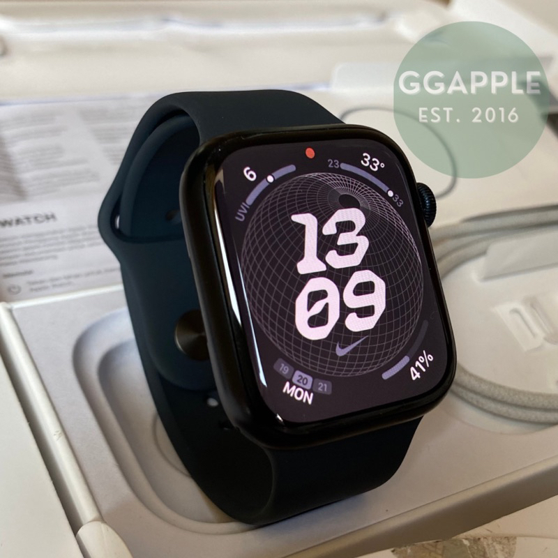 iBox Apple Watch Series 9 45mm Midnight Garansi 2025 Fullset Original iwatch