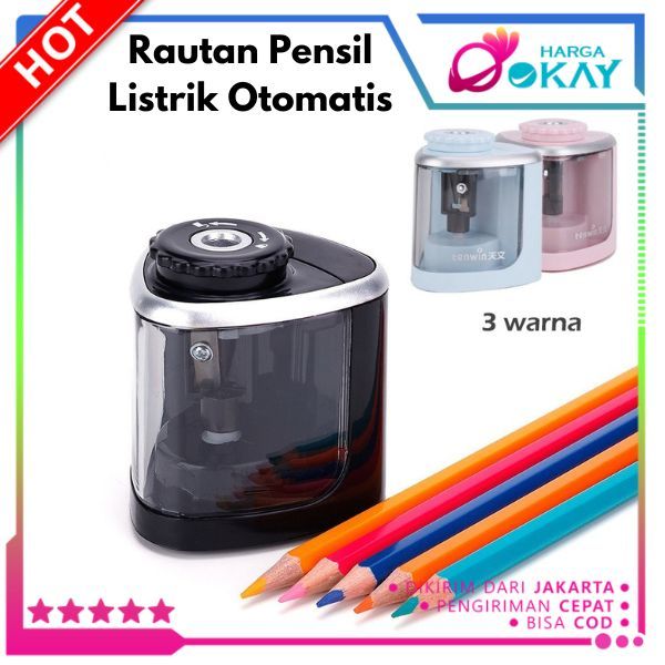 

HO Rautan Pensil Listrik Otomatis Manual Baterai Rautan Pensil Elektrik Portebel Pencil Sharpener Rautan Pensil Rotary Pensil 6-8mm Untuk Alat Tulis Sekolah Kantor
