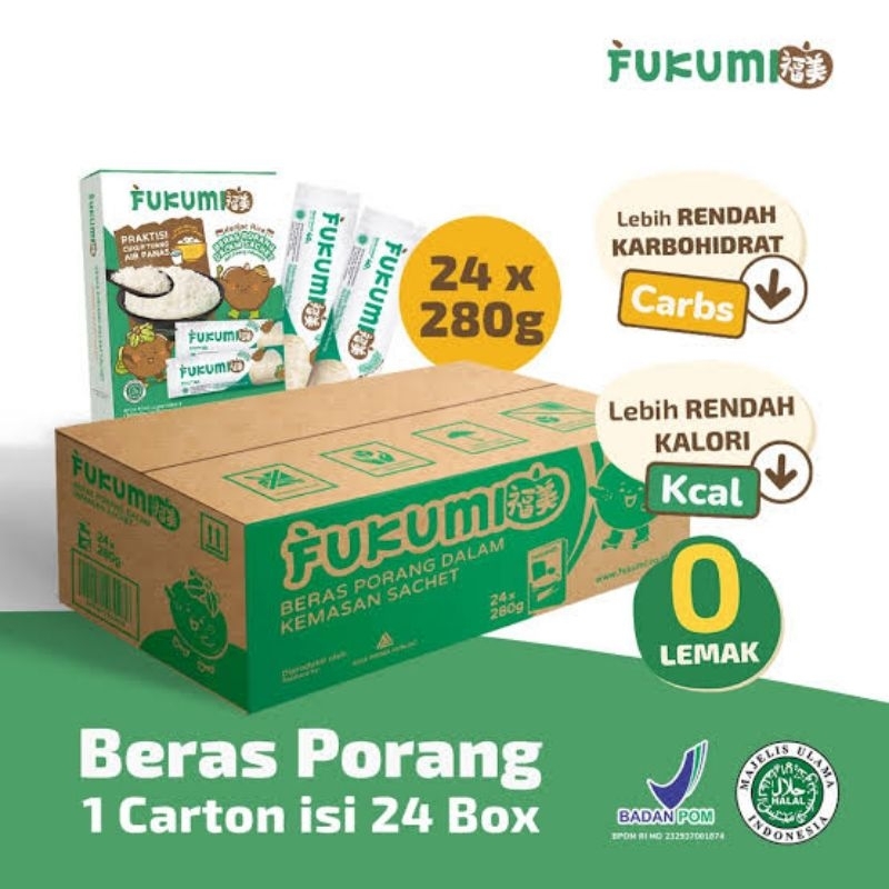 

Fukumi beras porang 24 Box