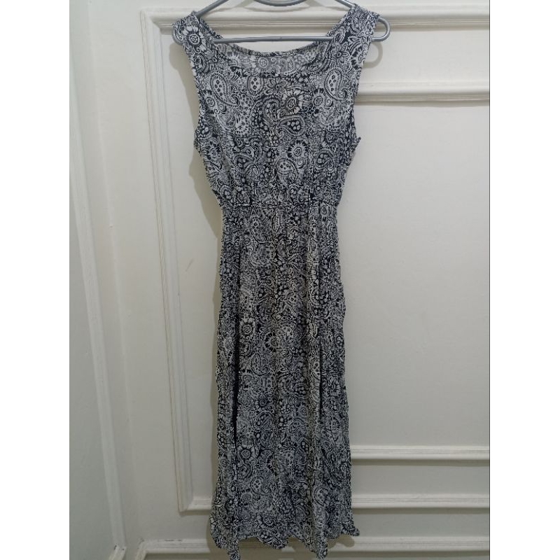 Midi Dress Batik Wanita Daster Midi Wanita