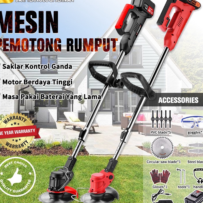 55 COD IRONHOOF Mesin Potong Rumput 48V mesin pemotong rumput mesin rumput elektrik mesin potong rum