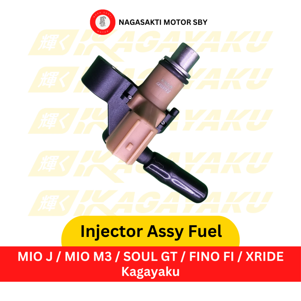 Injektor / Injector Assy Mio J / Soul GT / Fino FI / X Ride 4 Hole Original Kagayaku Kualitas Orisin