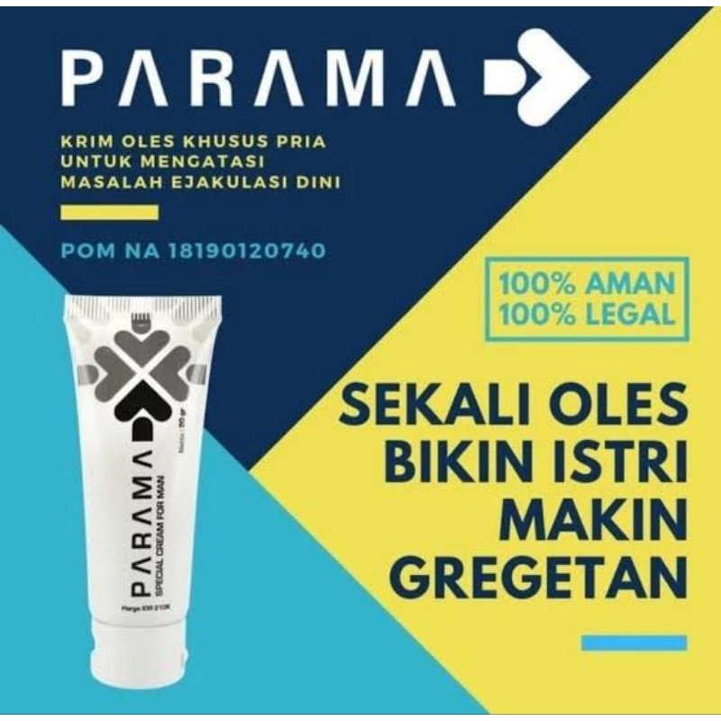 Parama Cream Original 100% | Cream Oles Pria Tahan Lama