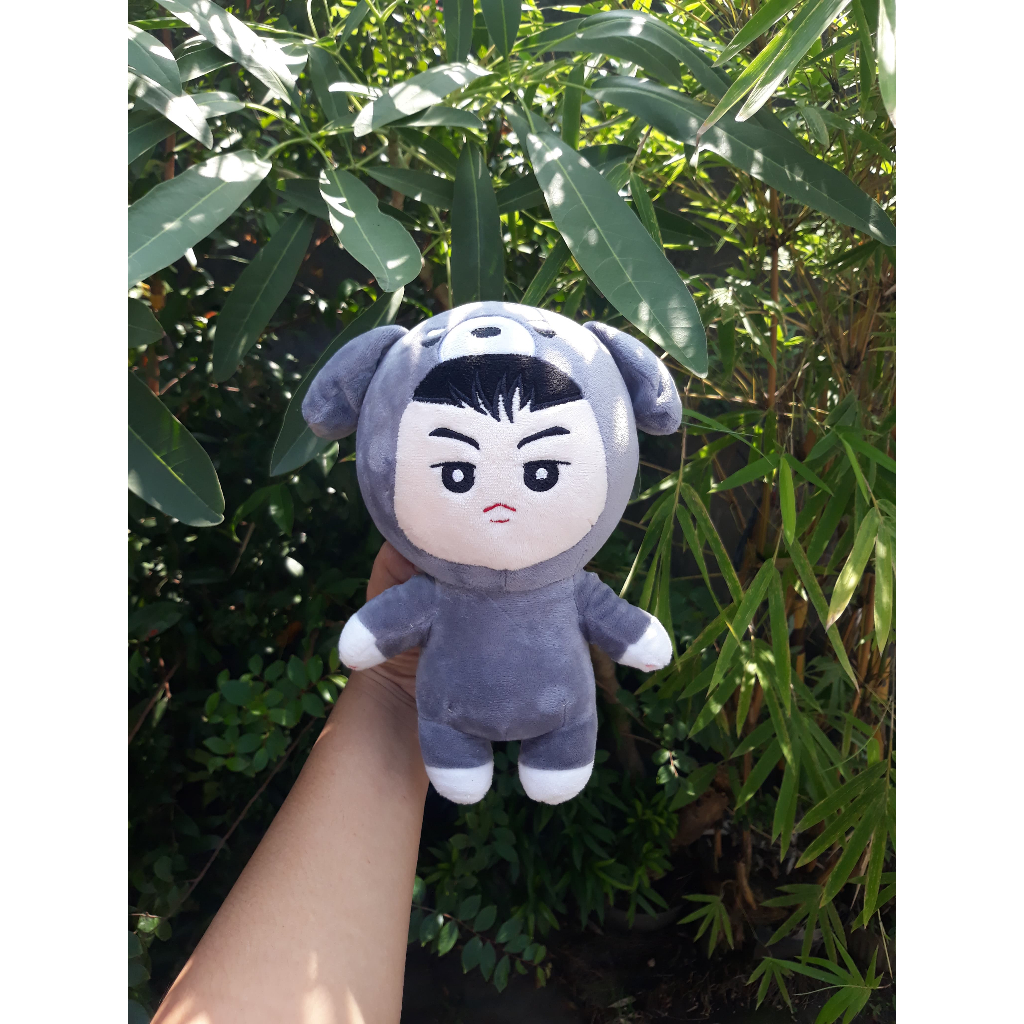 Boneka Oppa ala sehun EXO kostum tidak bisa di lepas NB