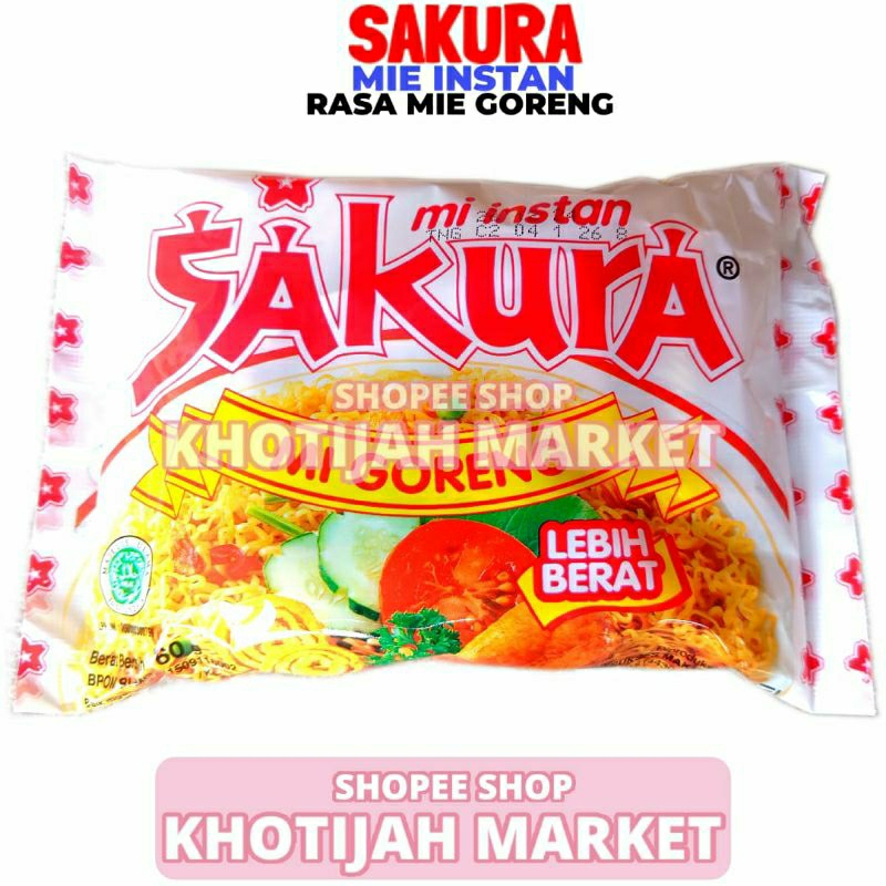 

Mie Sakura Goreng Instan 60gr