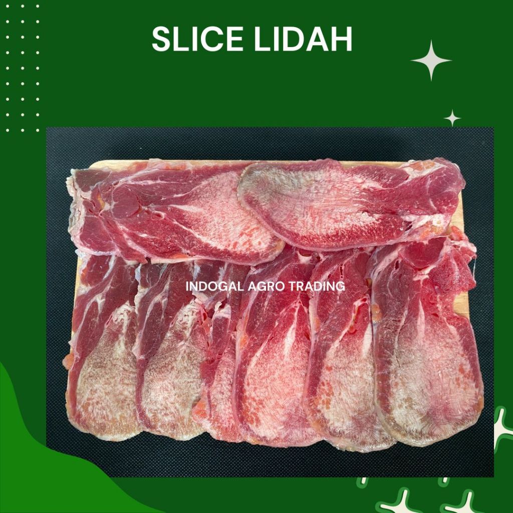 

DAGING SLICE LIDAH (TONGUE) 500 GR