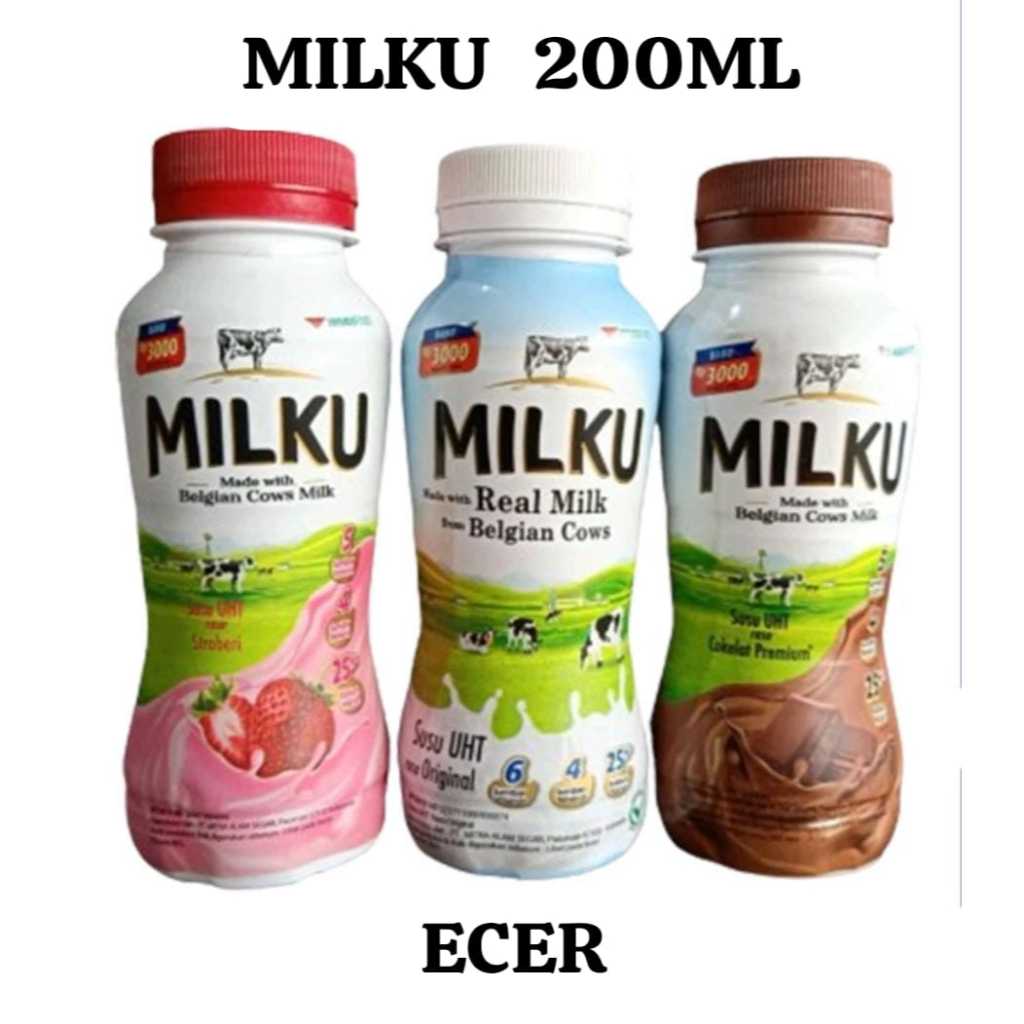 

SUSU UHT MILKU BOTOL 200ML