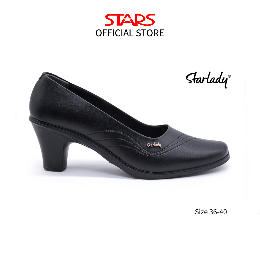 STARLADY Sepatu Formal Heels Wanita Rafani Hitam
