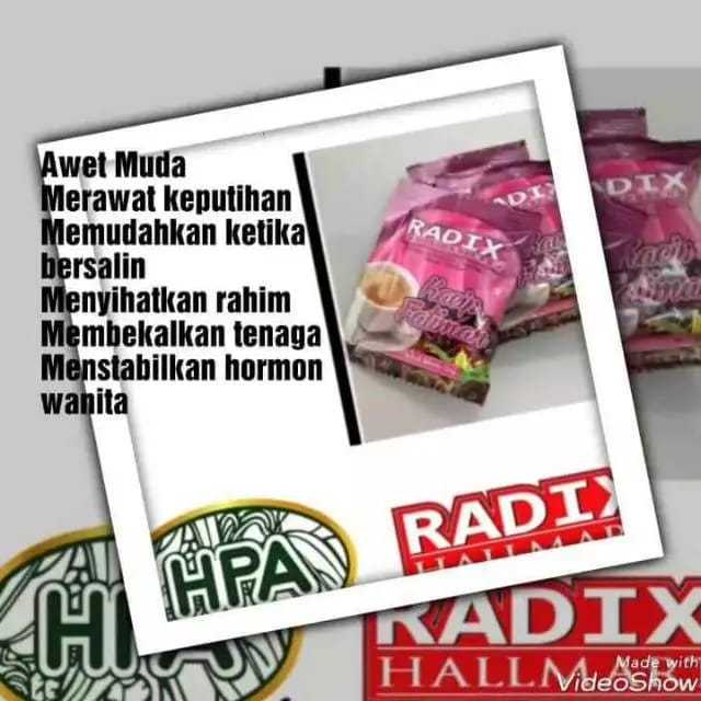 

Kopi Herbal Radix HPA Malaysia Asli