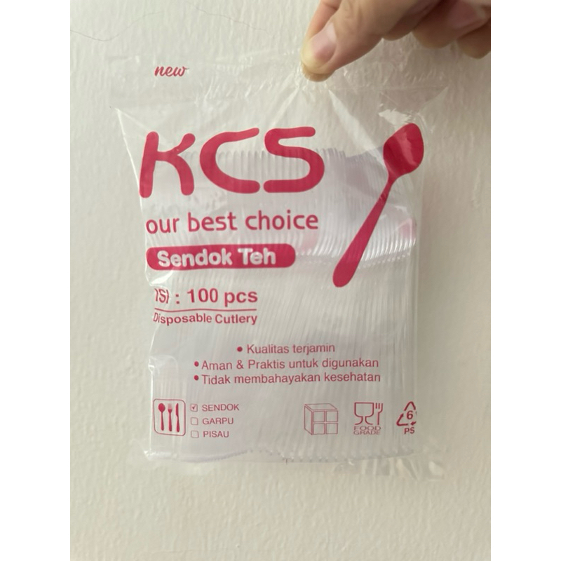 Sendok teh KCS Bening.
