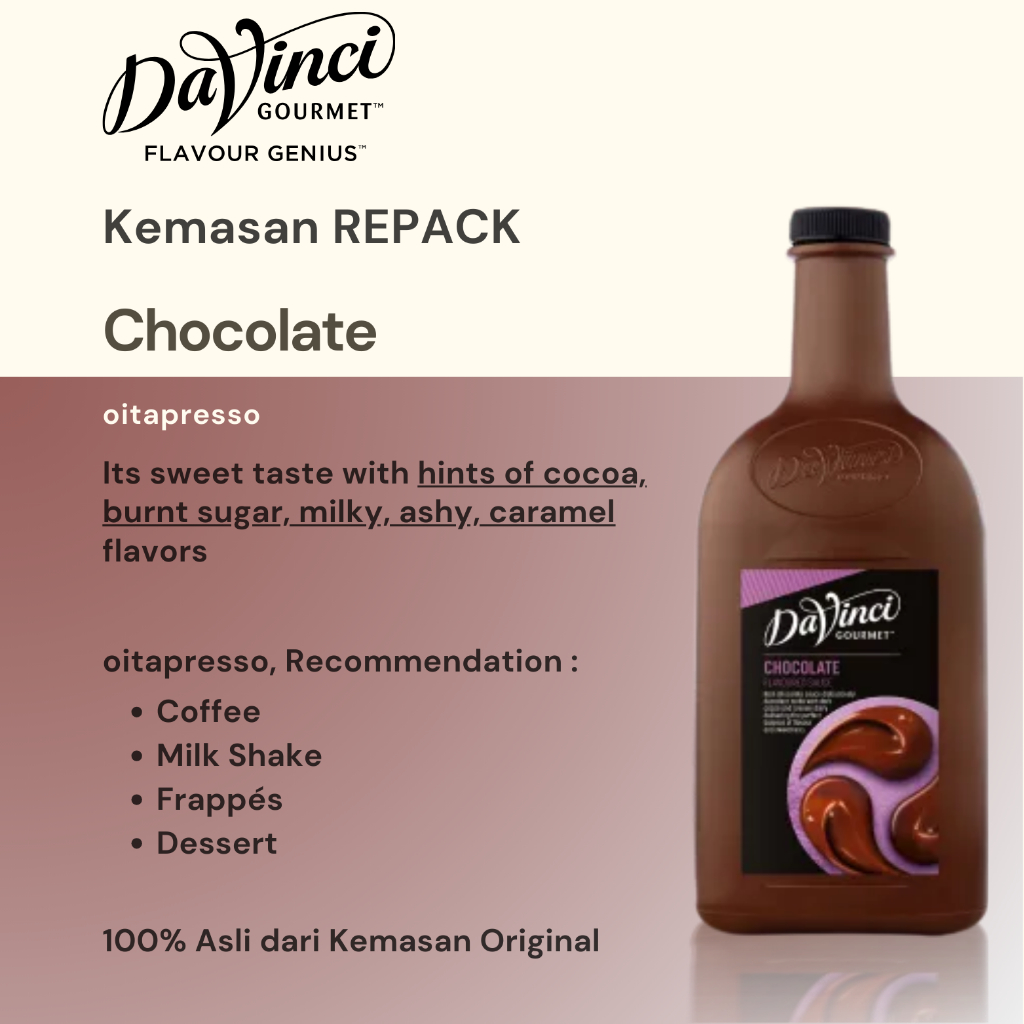 

REPACK - Davinci Chocolate Sauce [100] g