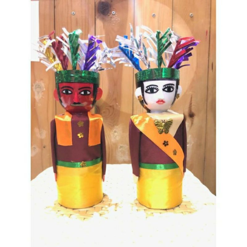 MAINAN ANAK BONEKA ONDEL-ONDEL MINI SEPASANG / ONDEL-ONDEL BETAWI MINI SEPASANG