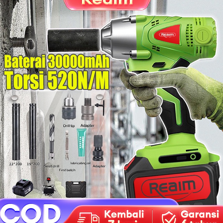 STOK SIAP COD REAIM impact baterai impact murah bor impact impact wrench impact apr bor impact bater