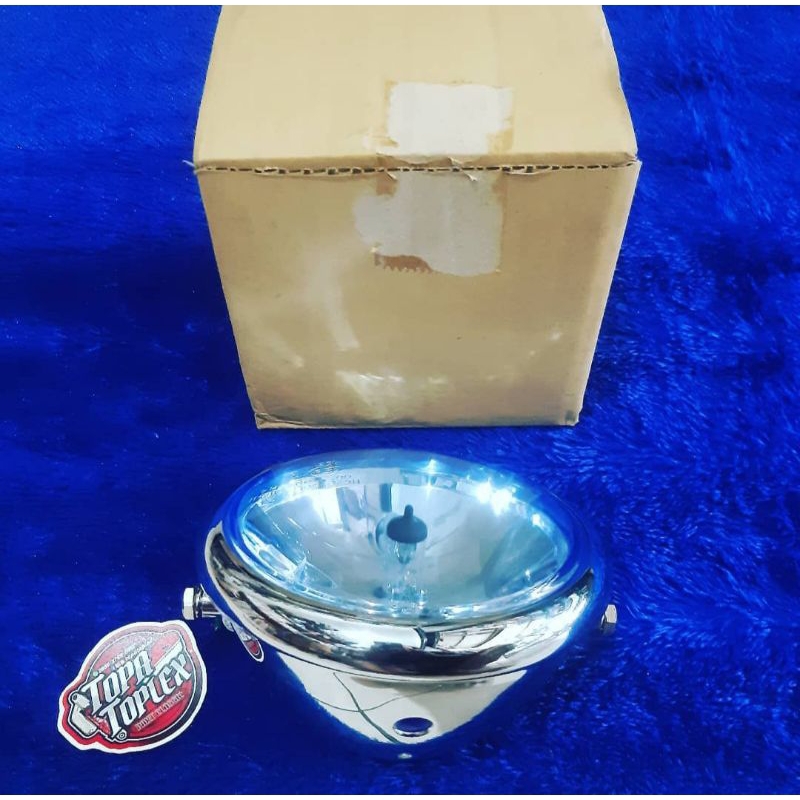 LAMPU JUTE TAIWAN BIRU HEADLAMP JUTE ORIGINAL TAIWAN KACA BIRU NOS