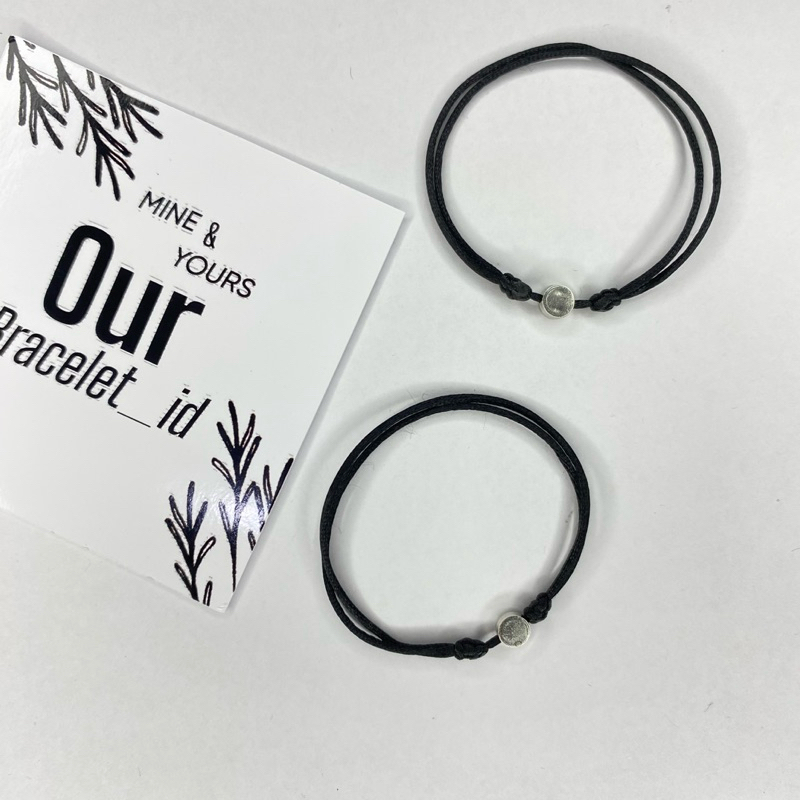 Gelang Couple (Circle) MINE & YOURS Gelang Couple Pasangan Sahabat Simple