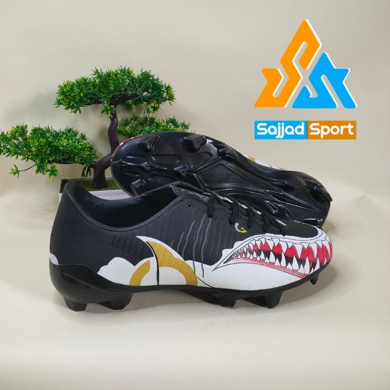 TERBARU 2024 Sepatu Bola Ortus Catalyst Requin Black/Sepatu Bola Hiu
