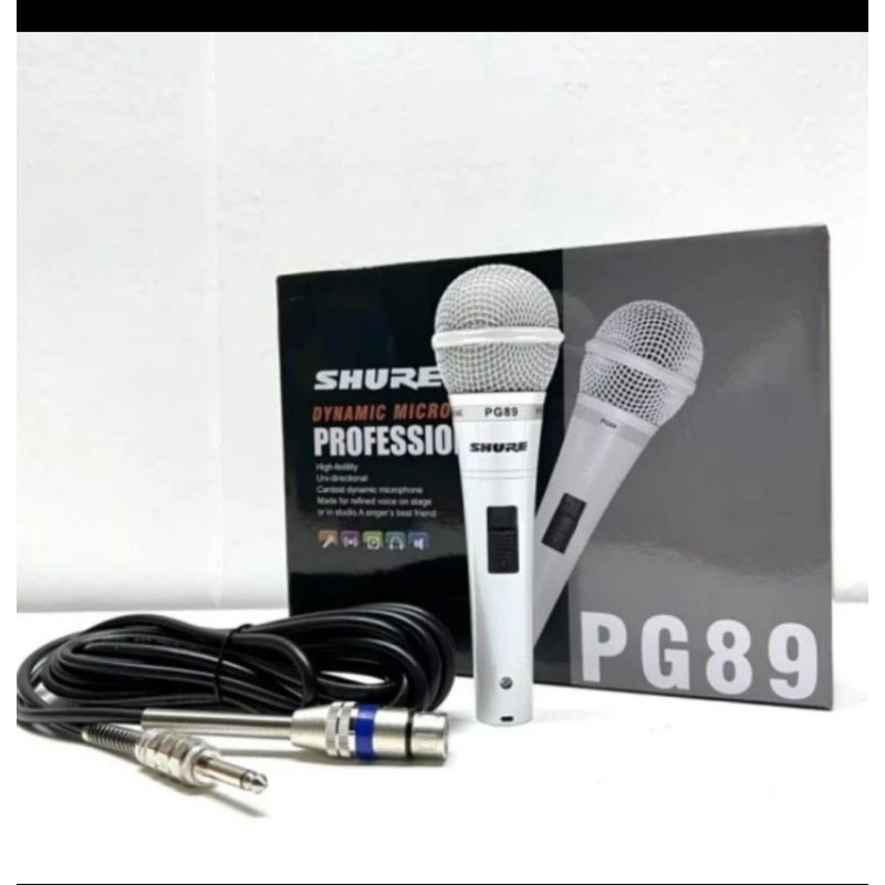 MIC KABEL SHURE PG 89- SHURE PG89