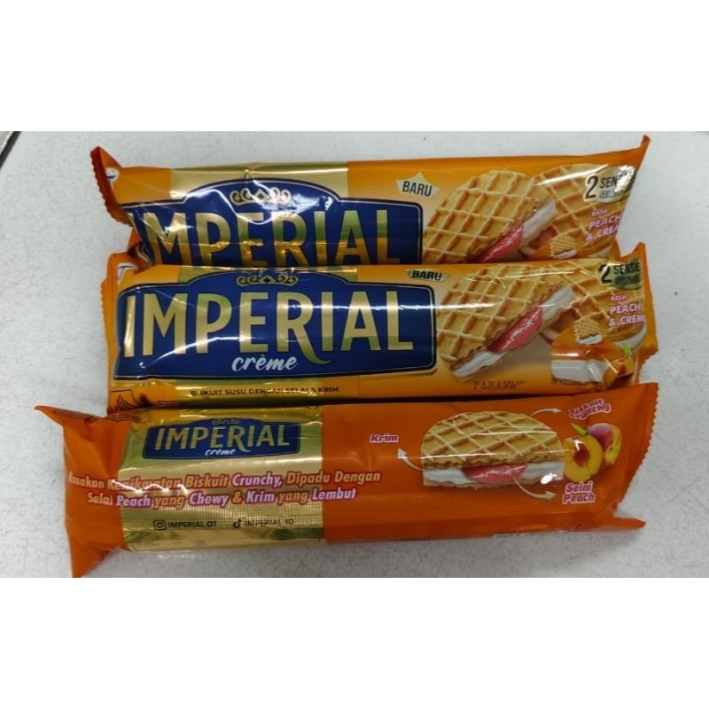 

imperial biskuit creme peach 108gr roll