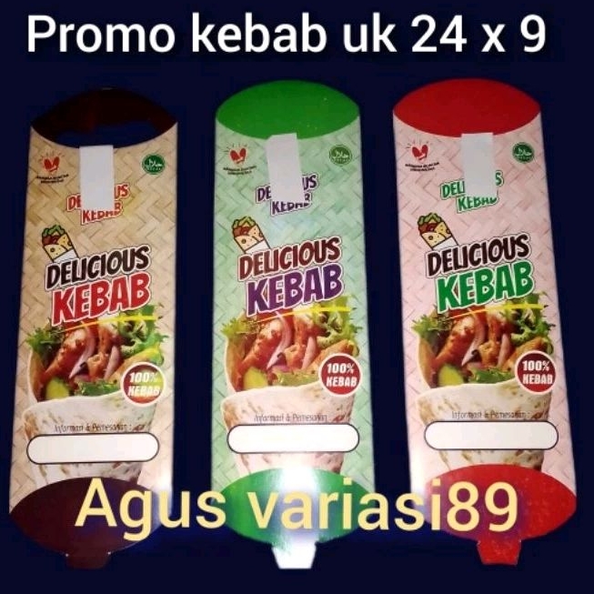 

Dus kebab // kemasan kebab// kertas kebab