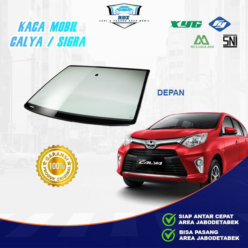 Kaca Depan Belakang Bagasi Mobil Toyota Calya/Sigra