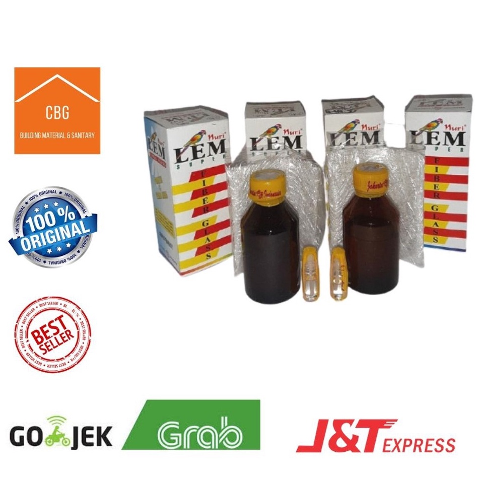 

Kejutan Hemat LEM FIBER GLASS NURI