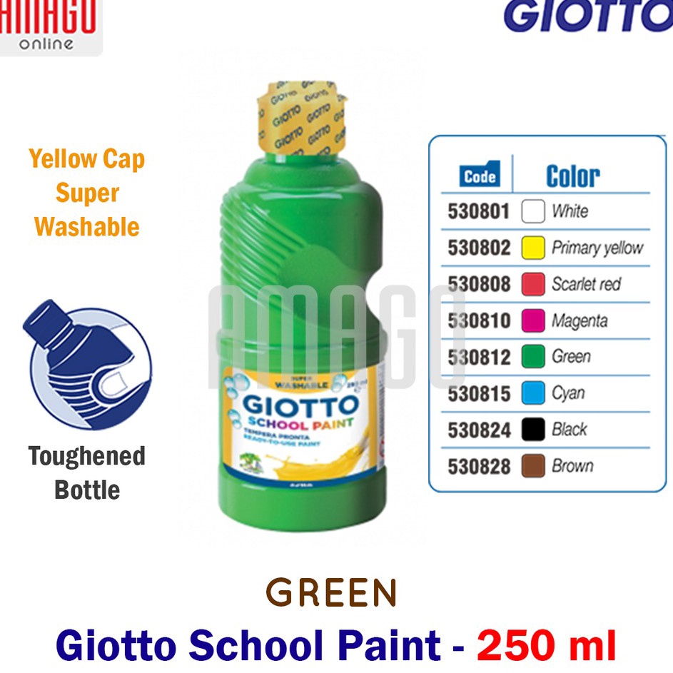 

Diskon Populer GIOTTO School Paint Cat Air Cat Poster Lukis Sekolah 25 ml warna Green 53812
