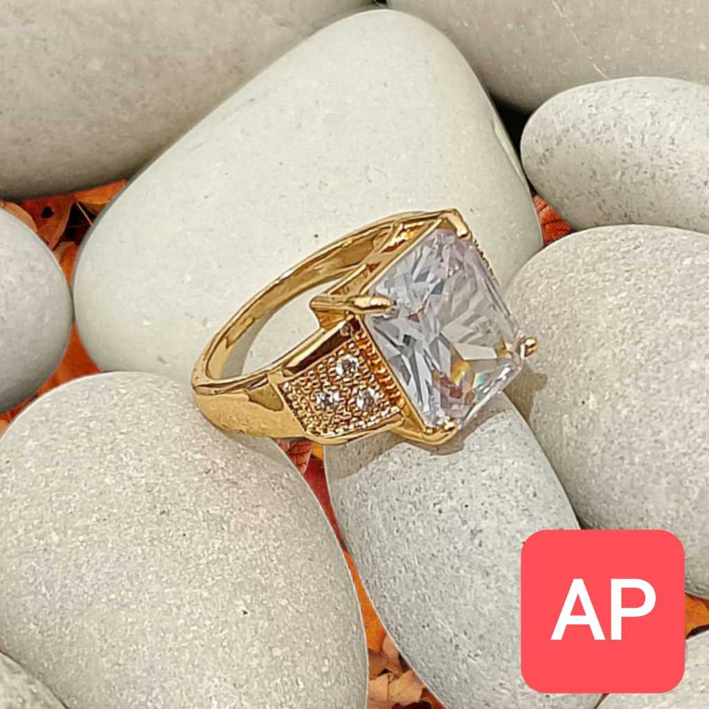 CINCIN MODEL BATU PERMATA WANITA TERLARIS TERMURAH