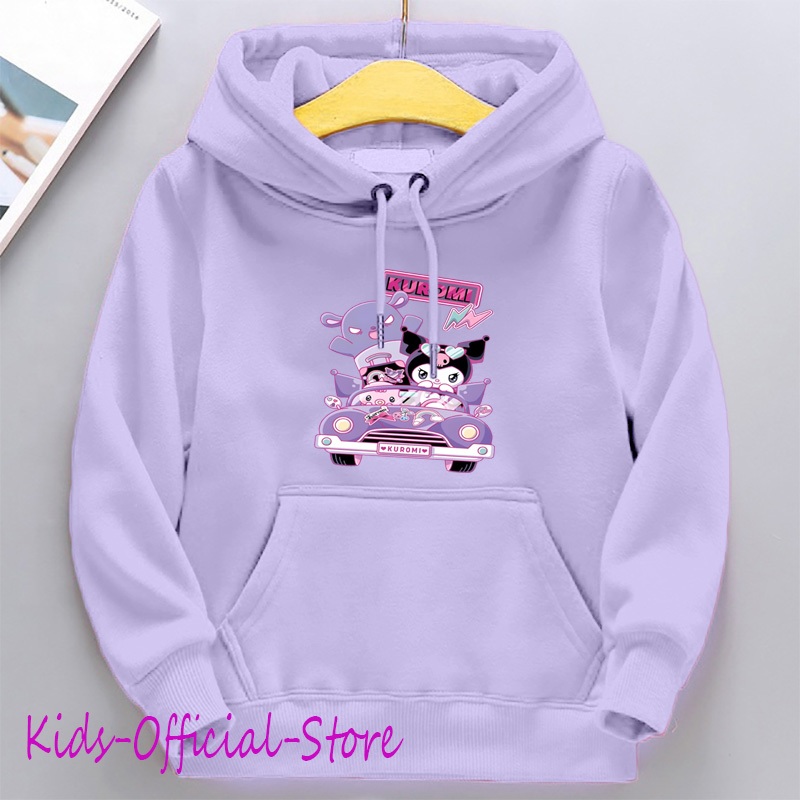 Hoodie Sweater Kuromi anak switer hoodie kuromi melody terbaru