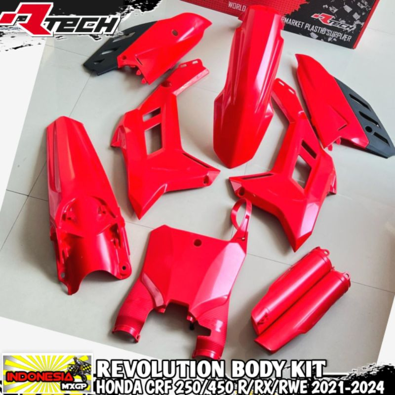 HONDA CR - CRF 250 300 450 F R RX RWE REV0 - REVOLUTION 2021 2022 2023 2024 - RACETECH COMPLETE PLAS