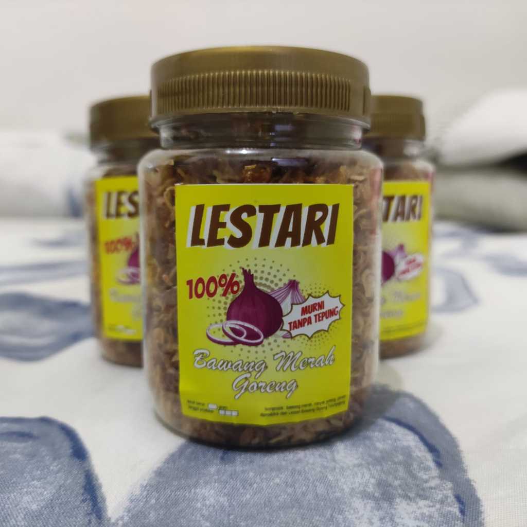 

Bawang Goreng Murni Tanpa Tepung Lestari 50 gram