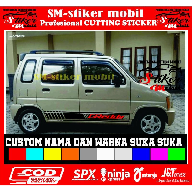 stiker mobil karimun kotak karimun wagon dll stiker variasi mobil stiker cutting