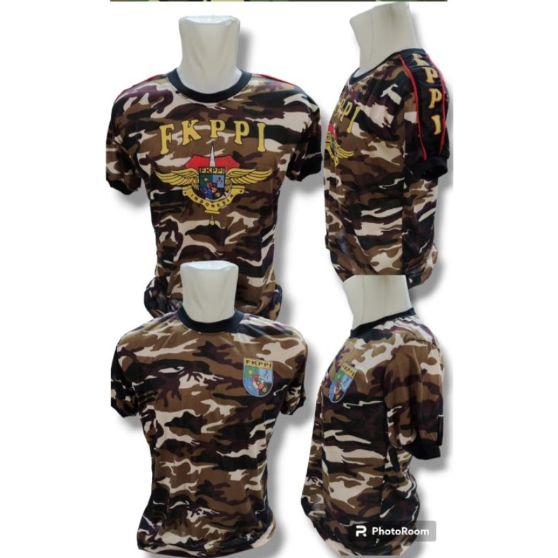 Kaos fkppi loreng lengan pendek