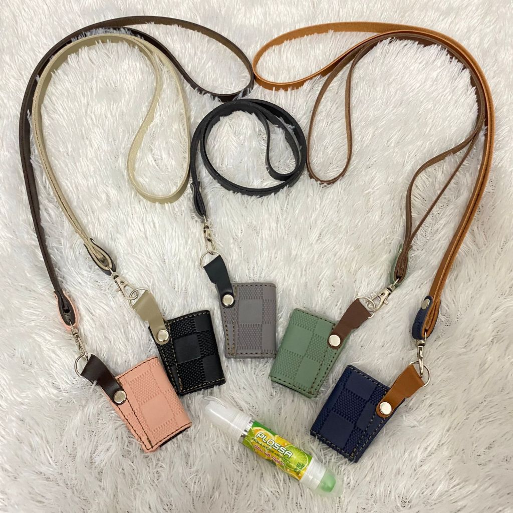 GANTUNGAN PLOSSA MINI MINYAK ANGIN AROMATHERAPY EUCALYPTUS GANTUNGAN KULIT PLOSSA MINI ZS93