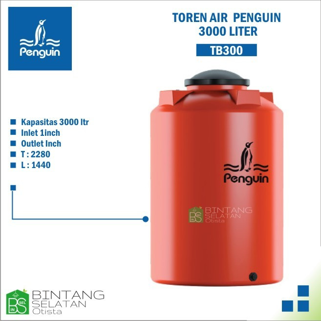 TOREN AIR / TANK PENGUIN TB 300  3000 LITER PENGUIN