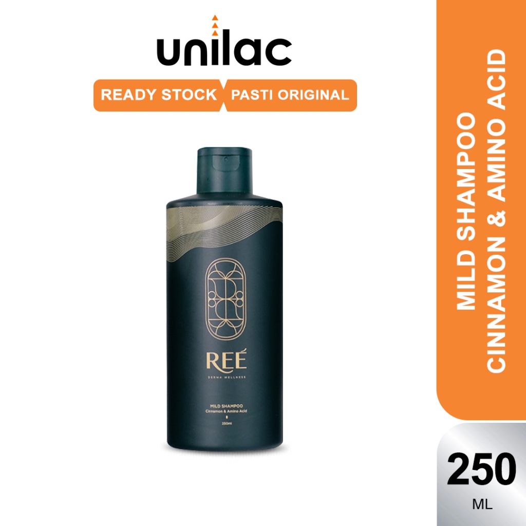 (GRATIS SISIR KERAMAS) Ree Derma Shampoo Cinnamon & Amino Acid Mild - Reederma Shampo Rambut Rontok
