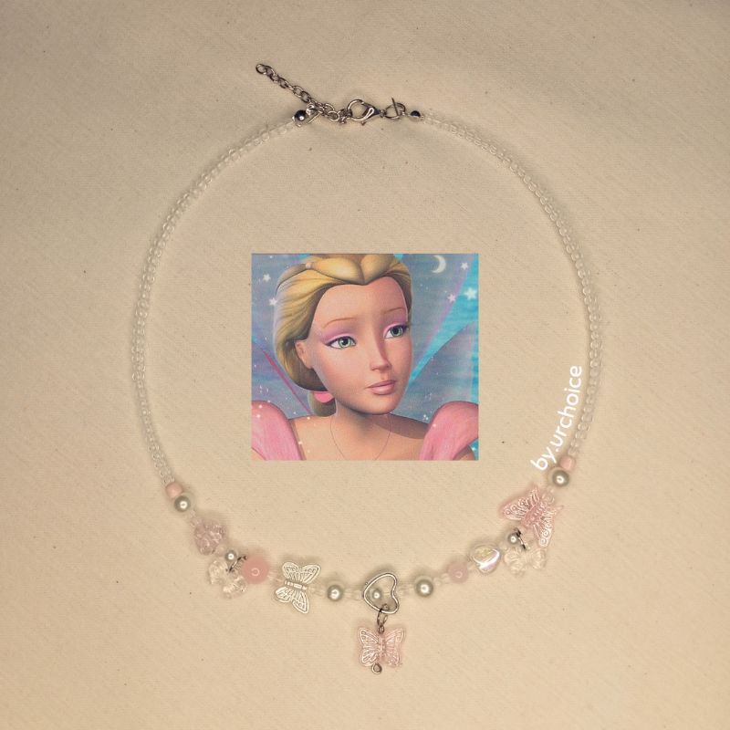 Fairytopia Necklace Elina Necklace Kalung Aesthetic Kalung Vintage Kalung Kupu Kupu