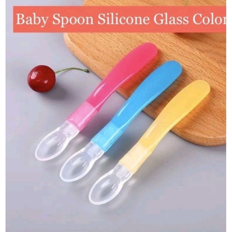 sendok makan bayi silicone
