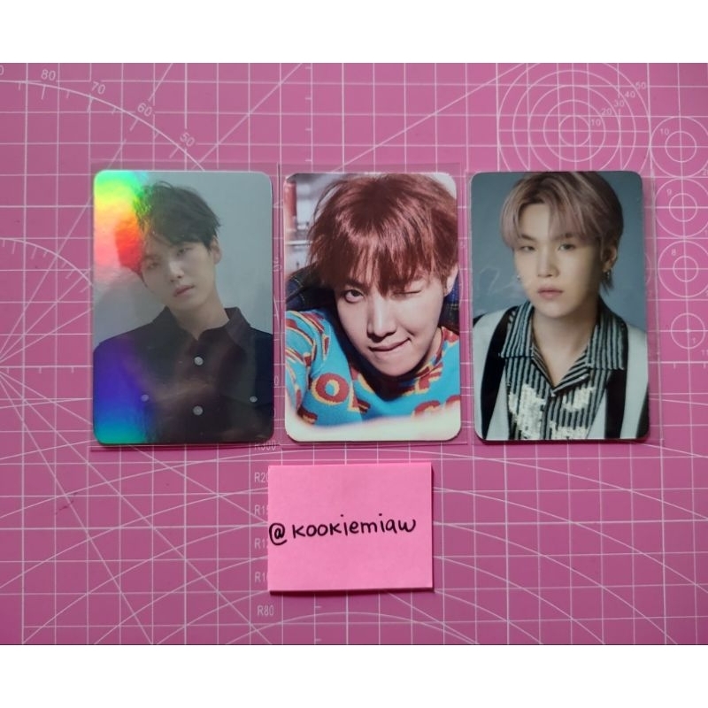 pc photocard vinyl suga her tear bundle only bts