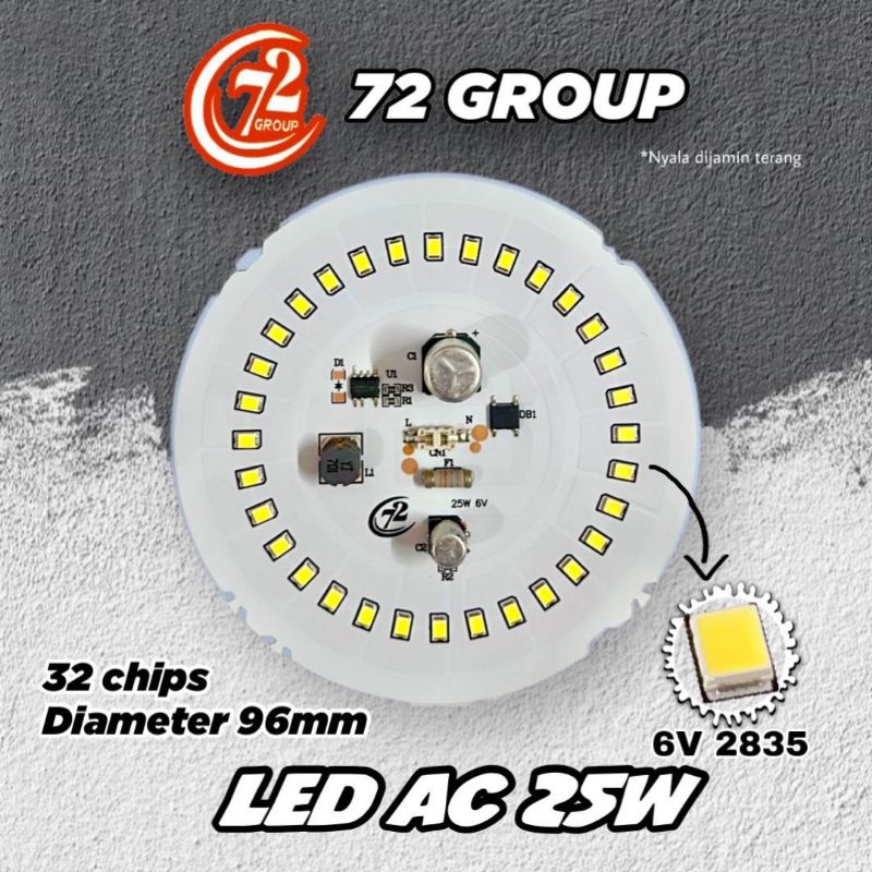 MESIN LAMPU LED AC 25w