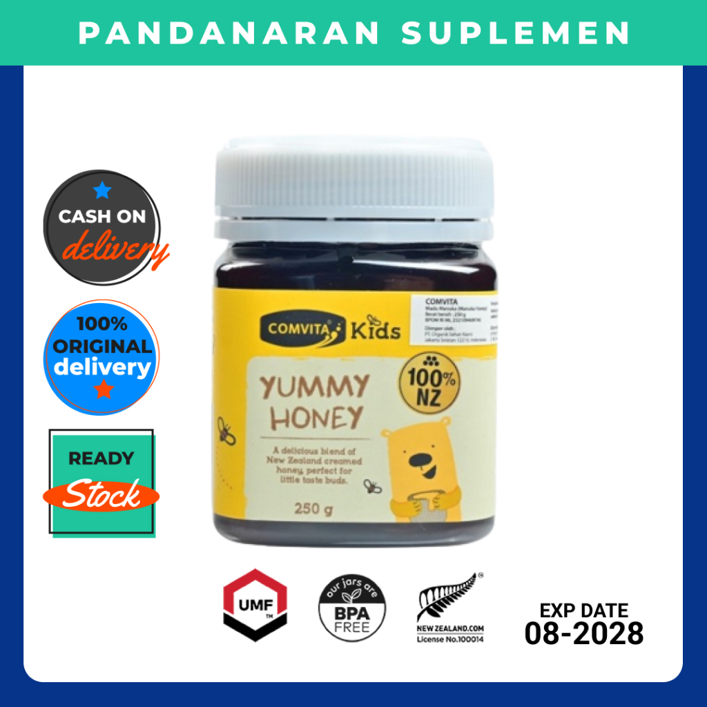 

COMVITA Kids Madu Anak Yummy Honey 250 gr - Original Manuka New Zealand