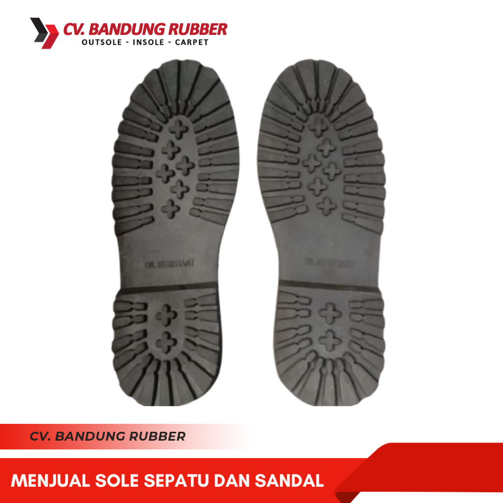 Outsole Karet Sepatu Boots Redwing Vibram Oil Resistant BR Sol Sepatu Kantoran Pria  Sol Sepatu Oxfo