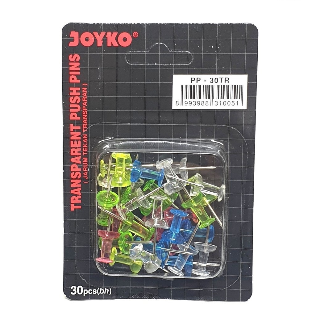 

Push Pin Warna / pines warna warni transparan