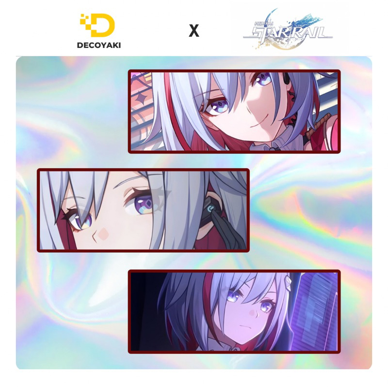 

Sticker Slap Hologram Topaz Honkai Star Rail, Stiker Hologram Topaz Honkai Star Rail