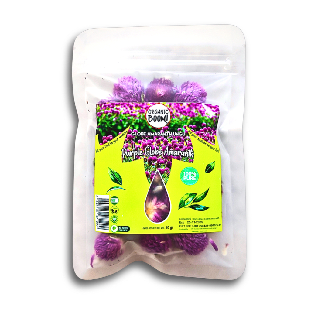 

Organic Boom! - Purple Globe Amaranth Flower Dried 10g