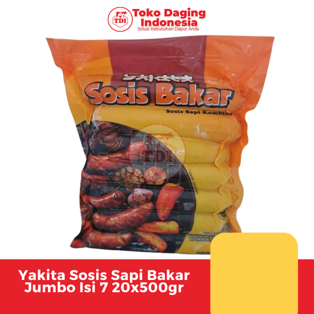 

Yakita Sosis Sapi Bakar Jumbo Isi 7 20x500gr